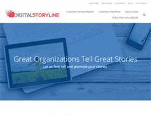 Tablet Screenshot of digitalstoryline.com